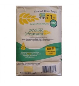 Farina di grano Tenero Bio Tipo "1" 2,5 kg