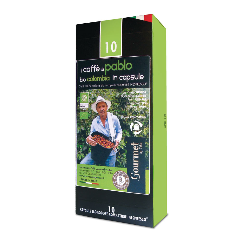 Capsule Compost Colombia Bio di Pablo 10 pz