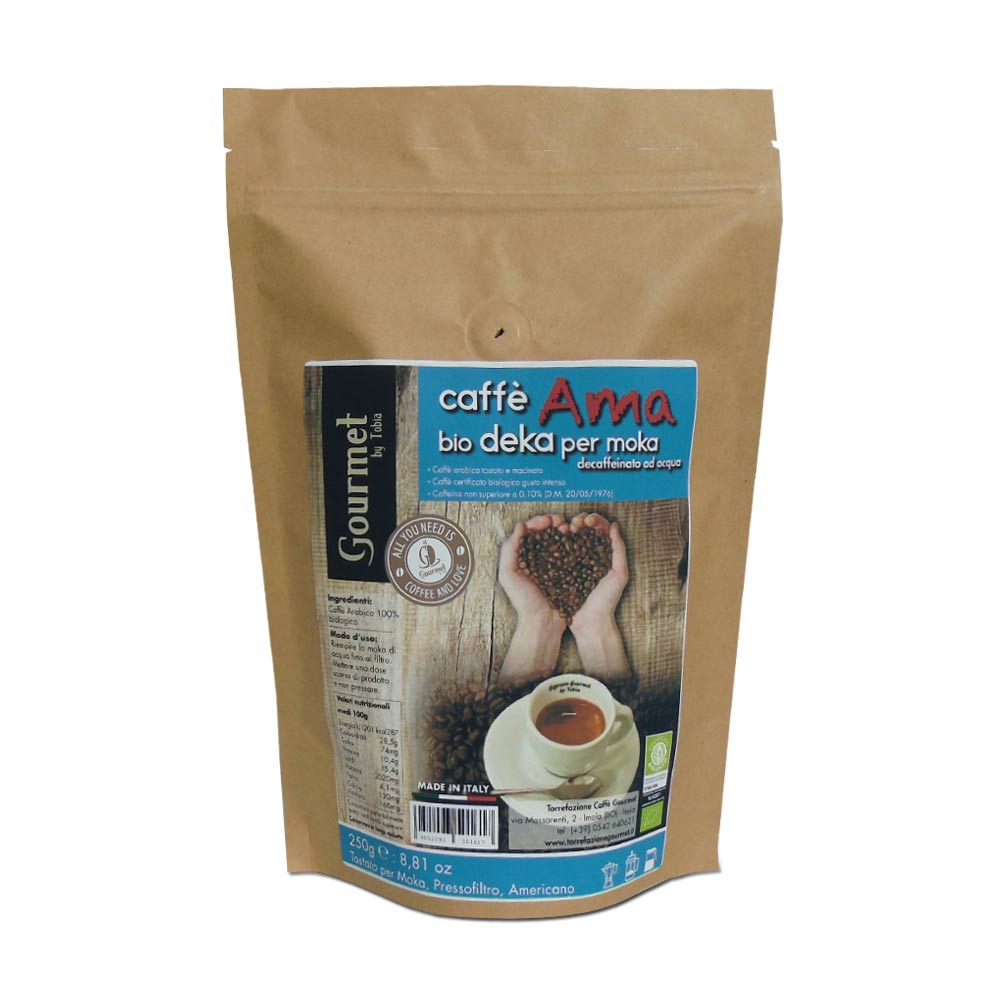 Caffè per Espresso Deca Bio ad acqua 250g