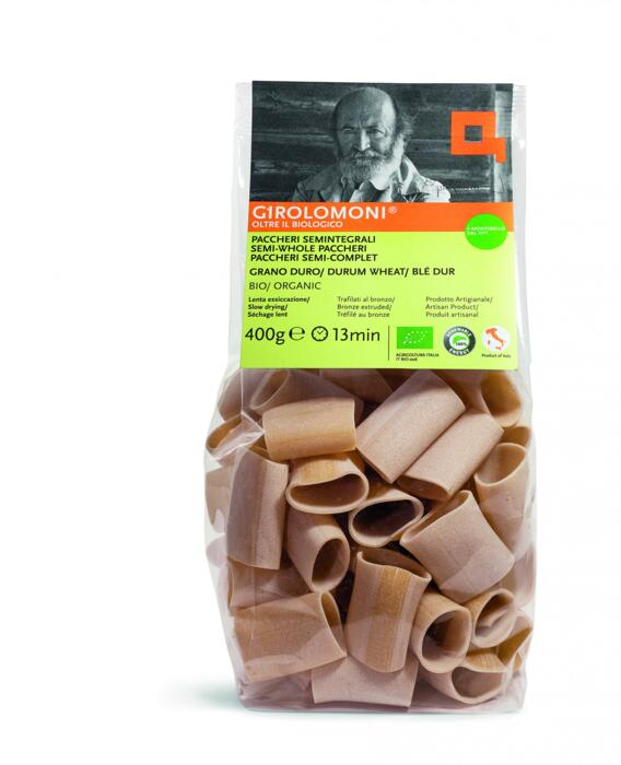 Paccheri di grano duro semintegrale Bio 400 g