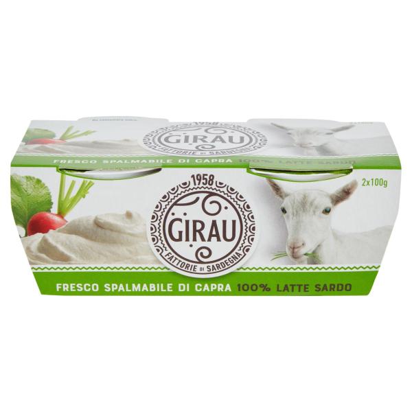 Formaggio spalmabile capra 2x100gr