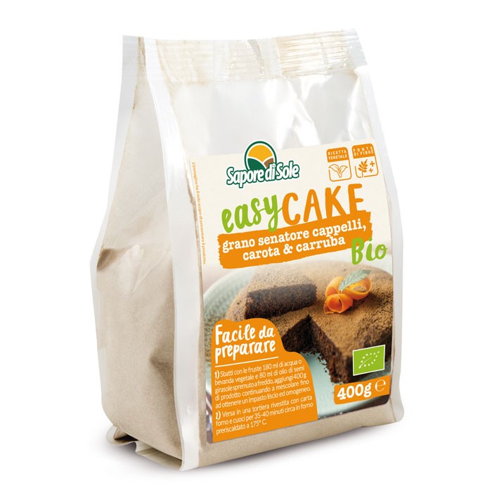 Easy Cake - Torta di Senatore Cappelli, Carote e Carruba 400g